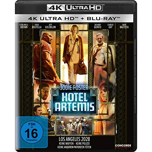 Zeitlich begrenztes Angebot: Hotel Artemis (4K Ultra HD) + (Blu-ray) von 29.99 € auf 28.00 € (7% Rabatt)