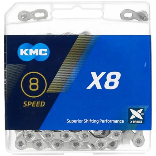 Offerta a tempo: KMC Cadena X8 114 ESLABONES 8V. CROMADO - 0.00% da 18.99 € a 18.99 €