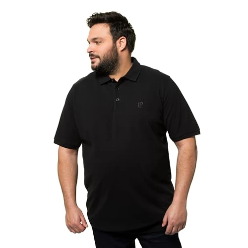 Limited-time offer: JP 1880 Men's Big & Tall Preppy Pique Polo Tee Black XX-Large 712617 10-XXL from 19.89 £ to 19.89 £ (save 0.00%)