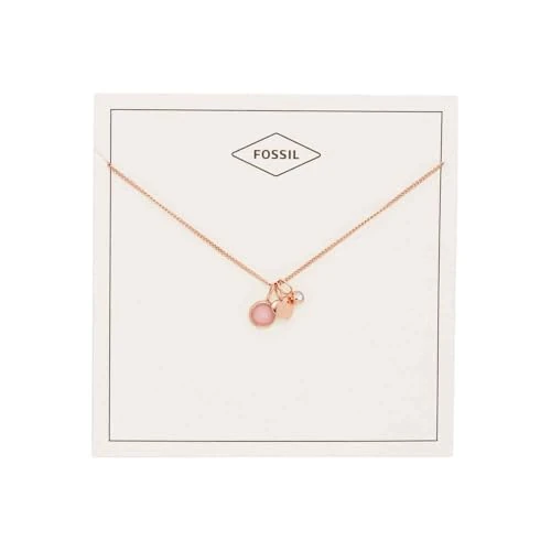 Offerta a tempo: Fossil Collana Da Donna Personalizzata, Lunghezza Totale: 40 Cm + 5 Cm Di Estensione — 15% da 22,93 € a 19,60 €