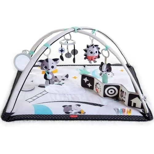 Offerta a tempo: Tiny Love Black & White Gymini Palestrina Neonato Multifunzione 0+ mesi, palestrina musicale con 18 attività, giocattolo interattivo, libro per bambini, archi regolabili, collezione Magical tales - 14% da 69.99 € a 59.99 €