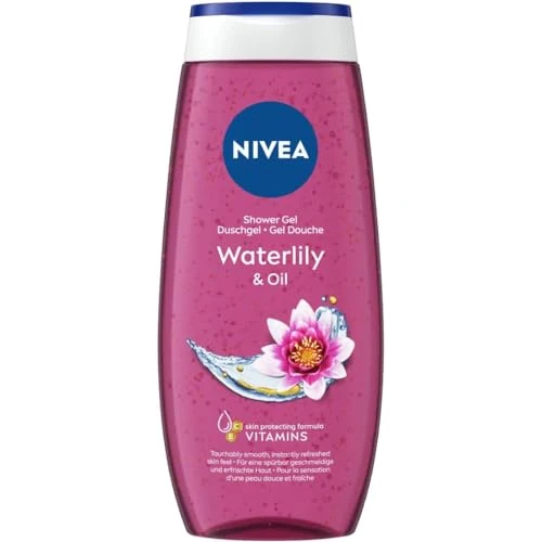 Offerta a tempo: NIVEA Doccia Gel Waterlily & Oil in Confezione da 6 x 250 ml, Docciaschiuma Fresco e Delicato, Formula Gel Arricchita con Perle d'Olio e Profumo di Ninfea - 51% da 19.14 € a 9.30 €