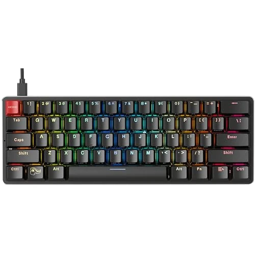 Offerta a tempo: GLORIOUS GMMK Compact 60% Tastiera Meccanica QWERTY ANSI (Nero) - 53% da 99.99 € a 46.95 €