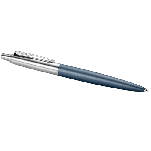 Limited-time offer: Parker Jotter XL Ballpoint Pen | Primrose Matte Blue with Chrome Trim | Medium Point Blue Ink | Gift Box from 19.14 £ to 16.19 £ (save 15%)