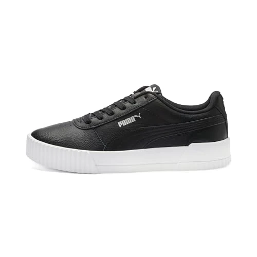 Zeitlich begrenztes Angebot: PUMA Damen Carina L Sneakers, Puma Black-Puma White-Puma Silver, 40.5 EU von 64.95 € auf 29.99 € (54% Rabatt)