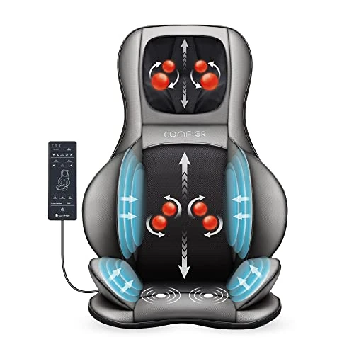 Offerta a tempo: Comfier Massaggiatore Schiena e Collo con Calore, 2D/3D Shiatsu Massaggiatore Elettrico — 10% da 209,99 € a 189,25 €