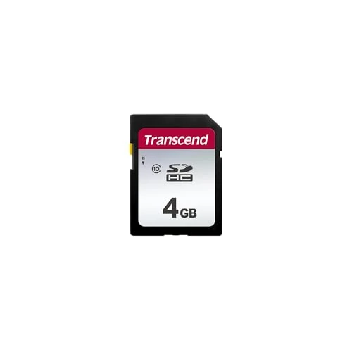 Offerta a tempo: Transcend Scheda di memoria SDXC ad alta velocità da 4 GB (per fotocamere digitali, foto e video, autoradio) Classe 10, UHS-I U3, Video Speed Class V30 per 4K Ultra HD - TS4GSDC300S - 16% da 30.97 € a 25.89 €