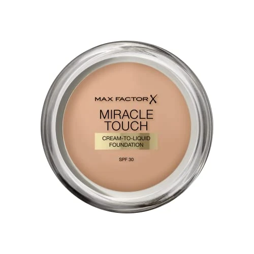 Offerta a tempo: Max Factor Miracle Touch, Fondotinta Coprente con Acido Ialuronico, 075 Golden, 12 ml - 0.00% da 15.30 € a 15.30 €