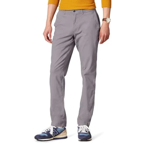 Oferta limitowana: Amazon Essentials Męskie spodnie chinosy Skinny-Fit Casual Stretch Chino, ciemnoszare, 32W x 32L z 109.60 zł na 109.60 zł (oszczędź 0.00%)
