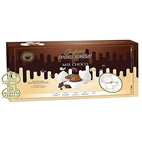 Confeti Maxtris Caja de 1kg Sabor Mix Choco