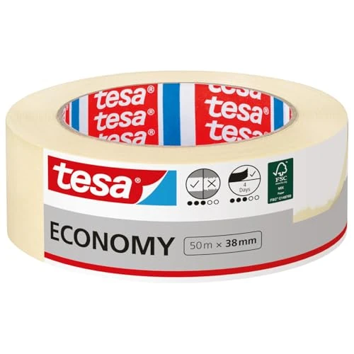 Offerta a tempo: tesa Nastro per Mascheratura ECONOMY EcoLogo - Nastro in Carta per Mascheratura — 6% da 7,68 € a 7,20 €