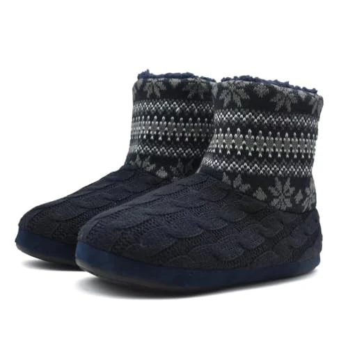 Offre limitée : KuaiLu Tricoté Laine Chaudes d'intérieur Homme Chaussons Bottes Pantoufles Velours Mousse à Mémoire Doublure en Semelle Antidérapante,Gris Noir,44 EU (UK 10 US 11) de 24.99 € à 27.99 € (-12.00% de remise)