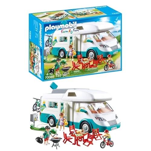 PLAYMOBIL Family Fun 70088 Caravana de Verano, A Partir de 4 años