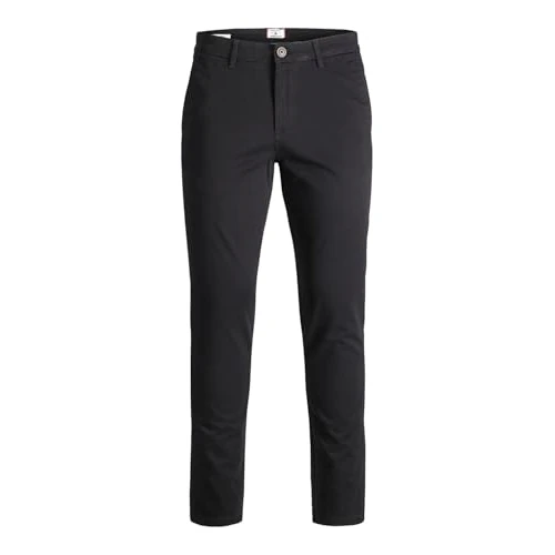 Oferta limitada: JACK & JONES Jpstmarco Jjbowie Sa Black Noos, Pantalones Hombre, Negro (Black), 36W / 34L de 39.99 € a 21.99 € (ahorro 45%)