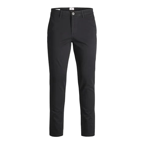 Jack & Jones NOS Men's Jjimarco Jjbowie Sa Black Noos Trouser, (Black Black), W31/L30 (Manufacturer size: 31)