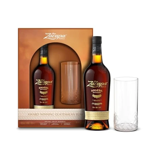 RON ZACAPA ZACAPA GRAND SOLERA GRAN RESERVA 23-0.70 LT CONFEZIONE CON 2 BICCHIERI
