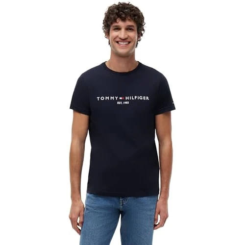 Limited-time offer: Tommy Hilfiger Men's Logo T-Shirt, Blue, XXL from $59.99 to $59.99 (save 0.00%)