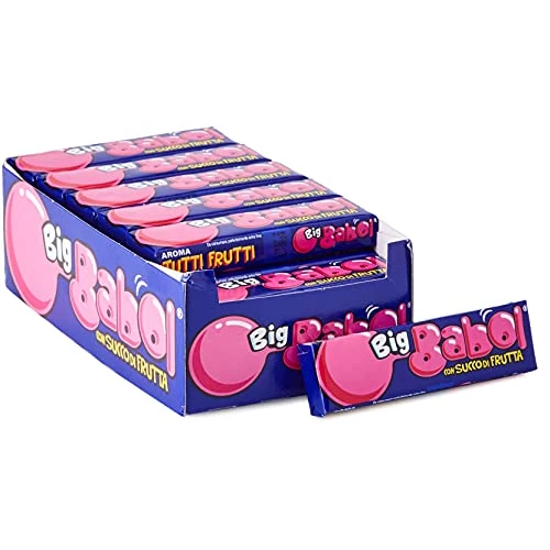 Oferta limitada: Big Babol All Fruits, Chewing Gum Dulce con Jugo de Frutas, Sin Gluten, 24 Stick, Paquete de 1 de 22.80 EUR a 22.80 EUR (ahorro 0%)