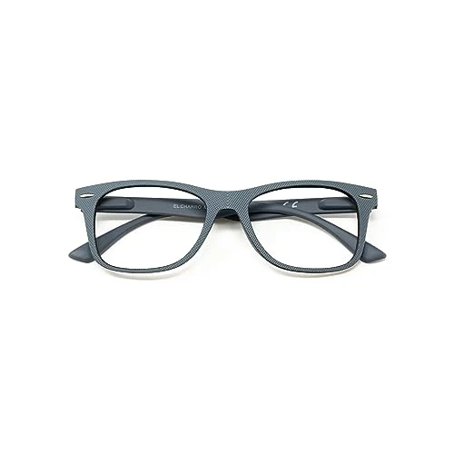 El Charro Reading Glasses Model Illinois Grey/Black, Dioptre +3-1 Product