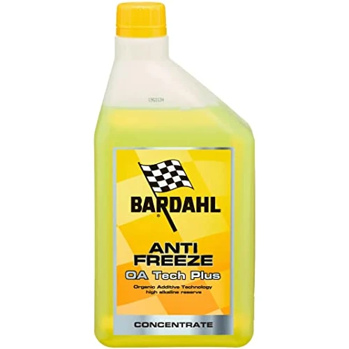 Oferta limitada: Bardahl - Antifreeze OA Tech Plus Concentrate – Líquido refrigerante anticongelante, líquido radiador para coches, motos y vehículos comerciales con líquidos Oat, -37 °C + 108 °C, 1 litro de 19.07 € a 19.07 € (ahorro 0.00%)