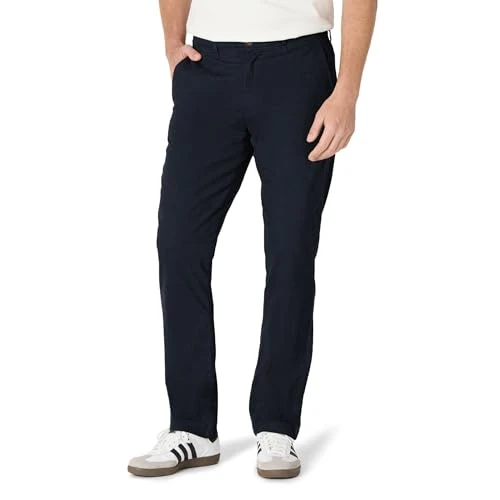 Oferta limitada: Amazon Essentials Pantalones de Estilo Chino, Elásticos, Cómodos, de Tela Lavada y Corte Atlético Hombre, Negro, 28W / 28L de 16.77 € a 16.77 € (ahorro 0.00%)