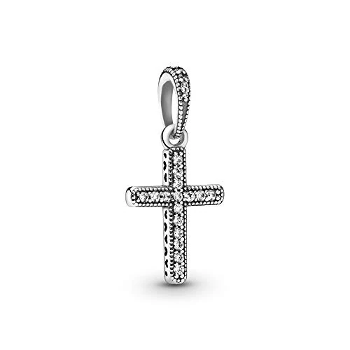 Offerta a tempo: Pandora Funkelndes Kreuz Anhänger 397571CZ Catenina donna - 9% da 65.00 € a 58.98 €