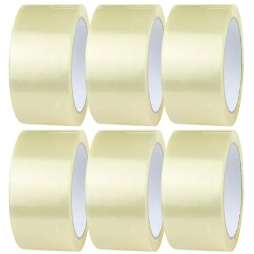 Tijdelijke aanbieding: Crimson Starfish – 6 rollen transparante verpakkingstape (48 mm x 66 m) – sterke en kleverige afdichting voor dozen, ideaal voor verzending en verhuizing. van 9.99 € naar 9.99 € (0.00% korting)