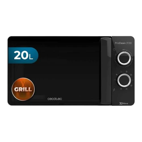 Offerta a tempo: Cecotec Microondas con Grill Negro ProClean 3130. 700 W en 6 Niveles — 4% da 69,90 € a 66,90 €