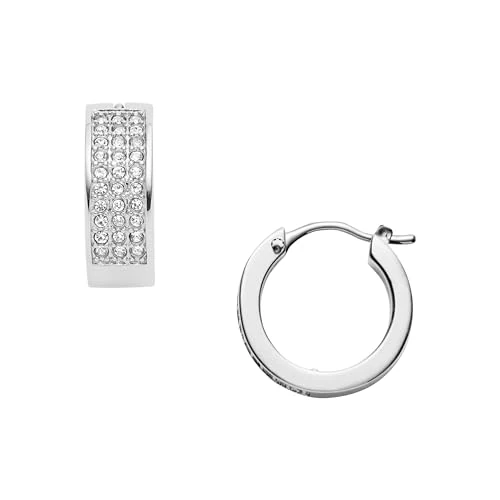 Offre limitée : Fossil Boucles d'oreilles pour femmes, Huggie Hoop en acier inoxydable ton or de 37.49 EUR à 17.10 EUR (remise 54%)