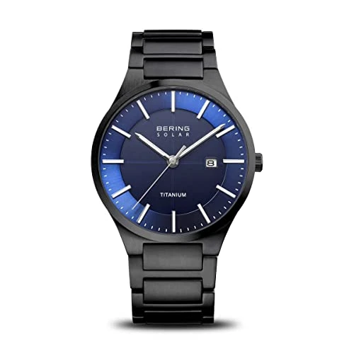 Tijdelijke aanbieding: BERING herenhorloge Solar Movement - Solar Collection met titanium en saffraanglas 15239-XXX van 279.00 EUR naar 181.35 EUR (korting 35%)