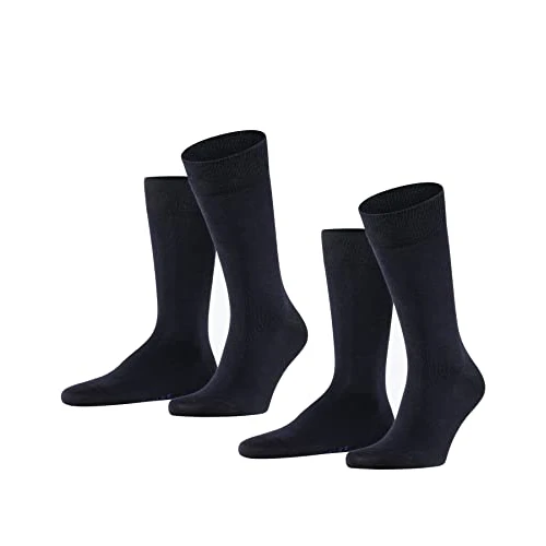 Limited offer: FALKE Men's Happy 2-Pack Dress Socks, Stripe Pattern, Business Casual from 24.00 EUR to 24.00 EUR (save 0%)