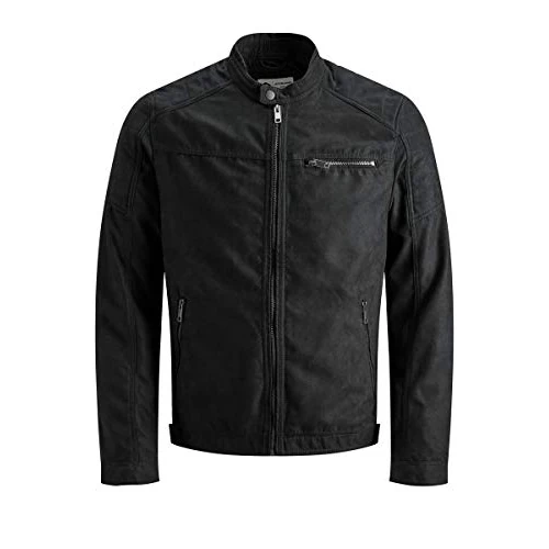 JACK & JONES Faux Suede Jacket Faux Suede Jacket Black m Black M