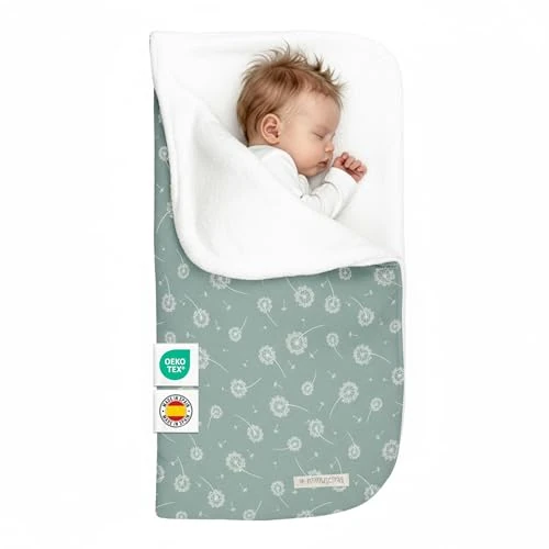 Offre limitée : MIMUSELINA Nid d'ange Bébé Hiver Poussette et Berceau | Gigoteuse 0-6 Mois Hiver en Coton Doux | 2 en 1: Sac de Couchage Bébé 92x46 cm ou Couverture Emmaillotage 92x92 cm | Espagne de 51.90 € à 49.99 € (4% de remise)