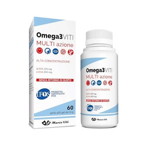 Offerta a tempo: Omega3 Multi Azione, Integratore di Acidi Grassi Essenziali per Salute Cardiovascolare — 13% da 11,39 € a 9,90 €