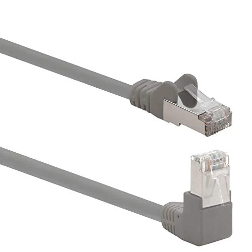 Zeitlich begrenztes Angebot: 1aTTack.de 366284 Cat.6 Netzwerkkabel Winkel 90 Grad 15m - grau - 1 Stück - Cat6 Patchkabel (SFTP PIMF) 1000Mbit/s Rj 45 Stecker - 1 x 15m Meter grau von 19.51 € auf 19.51 € (0.00% Rabatt)