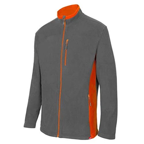 Offerta a tempo: VELILLA 201504; Giacca Pile Bicolor; Colore Grigio e Arancione; Taglia S - 0.00% da 22.91 € a 22.91 €