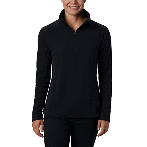 Offre limitee: Columbia Pull à Imprimé 1/2 Zippé pour Femme, Glacial IV de 40.00 EUR a 40.00 EUR (economie 0%)