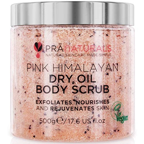 Offre limitée : PraNaturals Gommage Corporel au Sel Rose de l'Himalaya 500g, Revitalise de 17.99 € à 17.99 € (0.00% de remise)