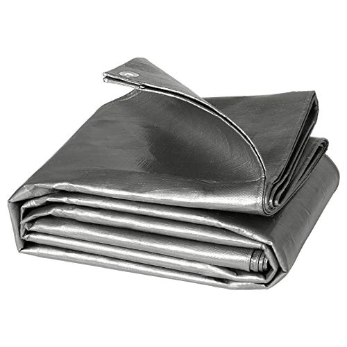 Oferta limitada: WOLTU Lona Impermeable Exterior 4x8m, 180g/m² Lona de Protección Toldo Reforzado PE con Ojales, Duradera Resistente a Los Rayos UV Desgarros, para Leña, Muebles, Jardín, Piscinia, Gris de 56.99 € a 56.99 € (ahorro 0.00%)