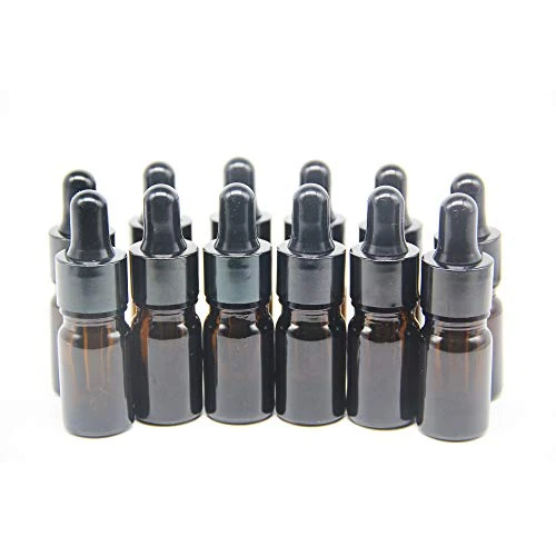 Offerta a tempo: YIZHAO Ambra Bottiglie Contagocce Vetro 5ml, con Pipette Contagocce Vetro,per Oli Essenziali, Aromaterapia, Laboratorio, Fragranze, Cosmetici, Viaggio - 12 Pcs - 23% da 18.99 € a 14.70 €