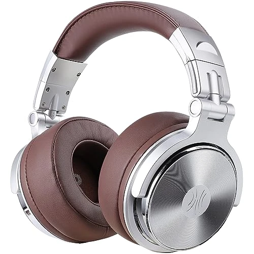 OneOdio Pro 30 Zamknięte słuchawki studyjne DJ bez adaptera do monitorowania i miksowania, skórzane słuchawki z osłonami, izolacja szumów, obrotowa obudowa 90 °, przenośne słuchawki stereofoniczne nauszne