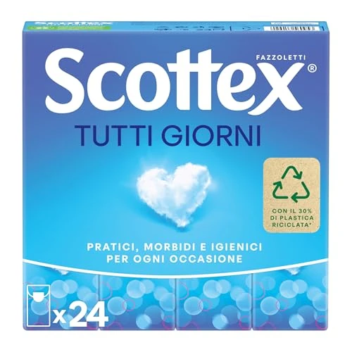 Limited offer: Scottex Tissues, 1 Pack of 24 Packets from 2.55 EUR to 2.42 EUR (save 5%)