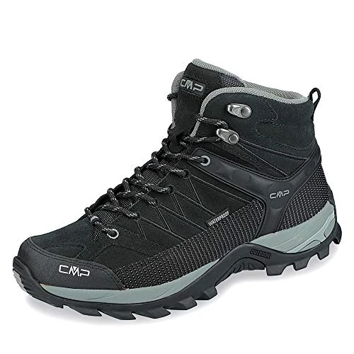 Offerta a tempo: CMP Rigel Mid Trekking Shoes Wp, Scarpe da trekking Uomo, Nero-Grey, 43 EU - 35% da 99.95 € a 64.99 €