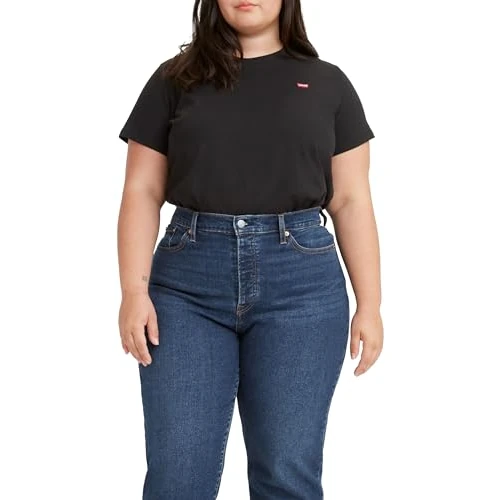 Offre limitée : Levi's Plus Size The Perfect Tee T-Shirt Femme, Mineral Black, 2XL de 25.00 € à 16.87 € (33% de remise)