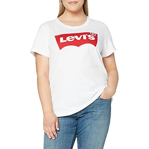 Limited-time offer: Levi's Women's Plus Size Perfect Tee T-Shirt, Batwing Logo from 25.99 GBP to 19.42 GBP (save 25%)