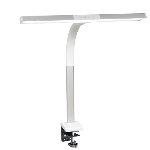 Offerta a tempo: FeinTech LTL00310 Lampada da scrivania con Morsetto 9 W, Bianco - 0.00% da 69.99 € a 69.99 €
