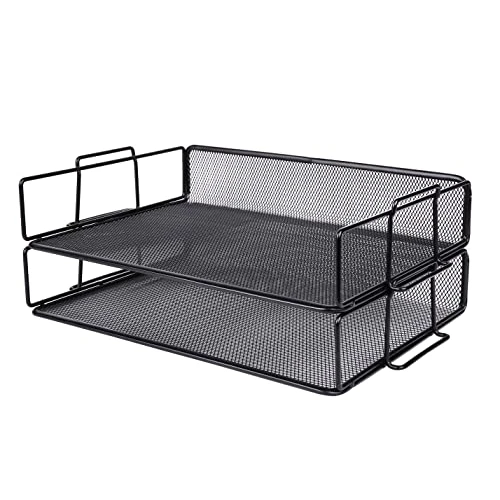 Oferta ograniczona: Exerz Półki na listy, 2-częściowy sortownik papieru, biurko, wielofunkcyjny organizer, uchwyt na dokumenty, do biura, szkoły, nauki, szuflady 2 w 1, cud przestrzeni z 82.59 PLN na 82.59 PLN (zniżka 0%)