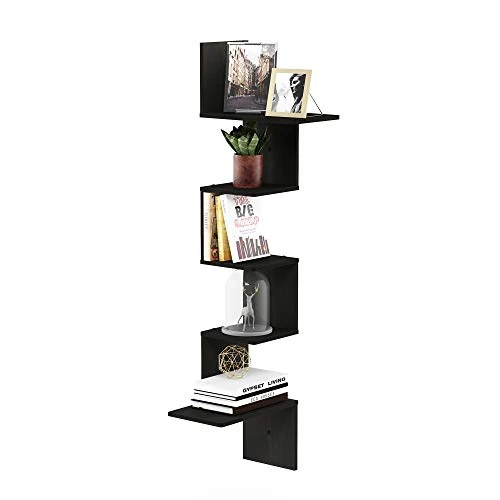 Offerta a tempo: Furinno Rossi Libreria, Marrone (Columbia Walnut), 5 livelli rettangolari - 0.00% da 30.99 € a 30.99 €