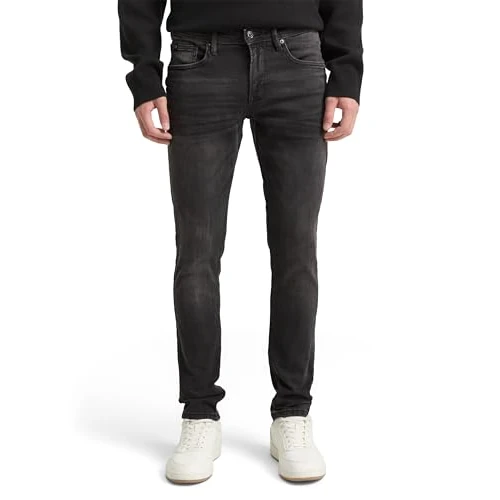 Oferta limitada: TOM TAILOR Denim Hombre Vaqueros 202212 Culver Skinny, 10250 - Used Dark Stone Black Denim, 33W / 30L de 49.99 € a 39.90 € (ahorro 20%)