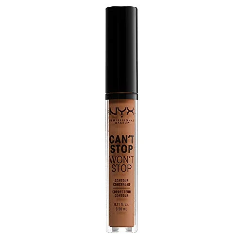 Limited-time offer: NYX PROFESSIONAL MAKEUP Can't Stop Won't Stop Contour Concealer, 24h Full Coverage Matte Finish - Warm Caramel from $9.50 to $9.50 (save 0.00%)